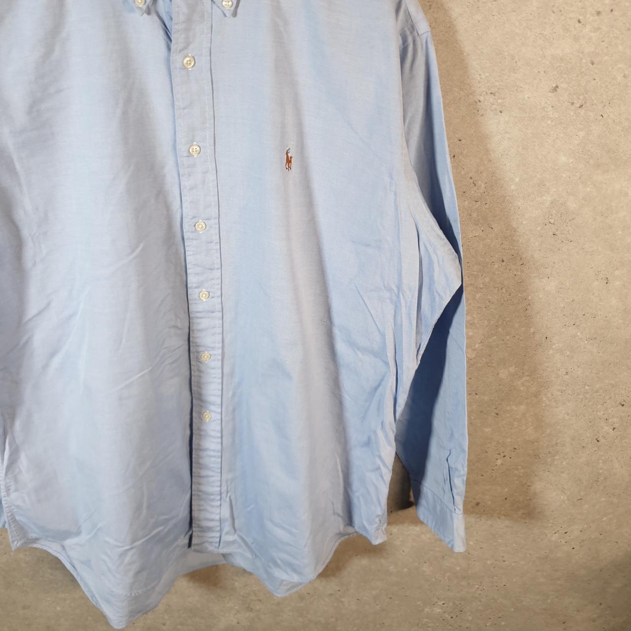 Vintage Ralph Lauren Button Down Shirt Men’s XL Blue Yarmouth Fit Pony Cotton