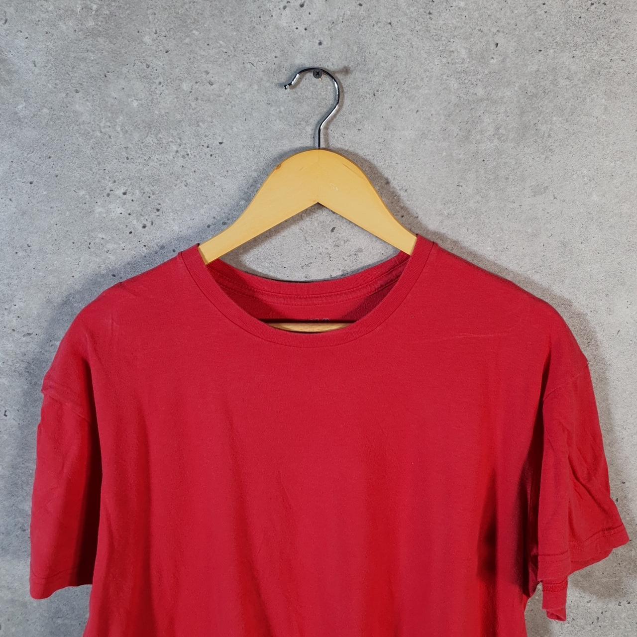 Vintage Ralph Lauren Polo Sport T Shirt Men’s Large Red Classic Fit Embroidered Pony C9022