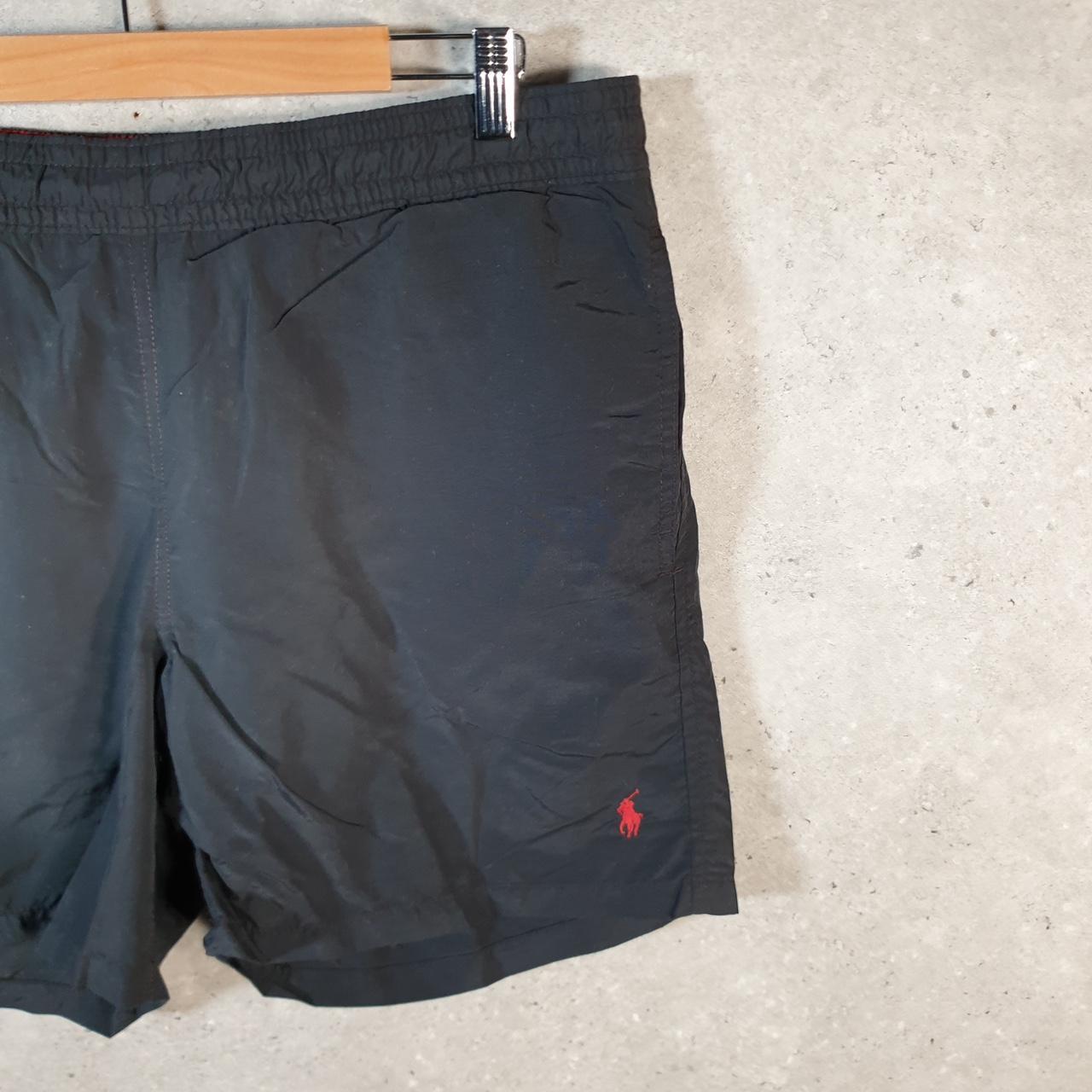 Vintage Ralph Lauren Polo Swim Shorts Swimming Cargo Men’s Medium Black Baggy