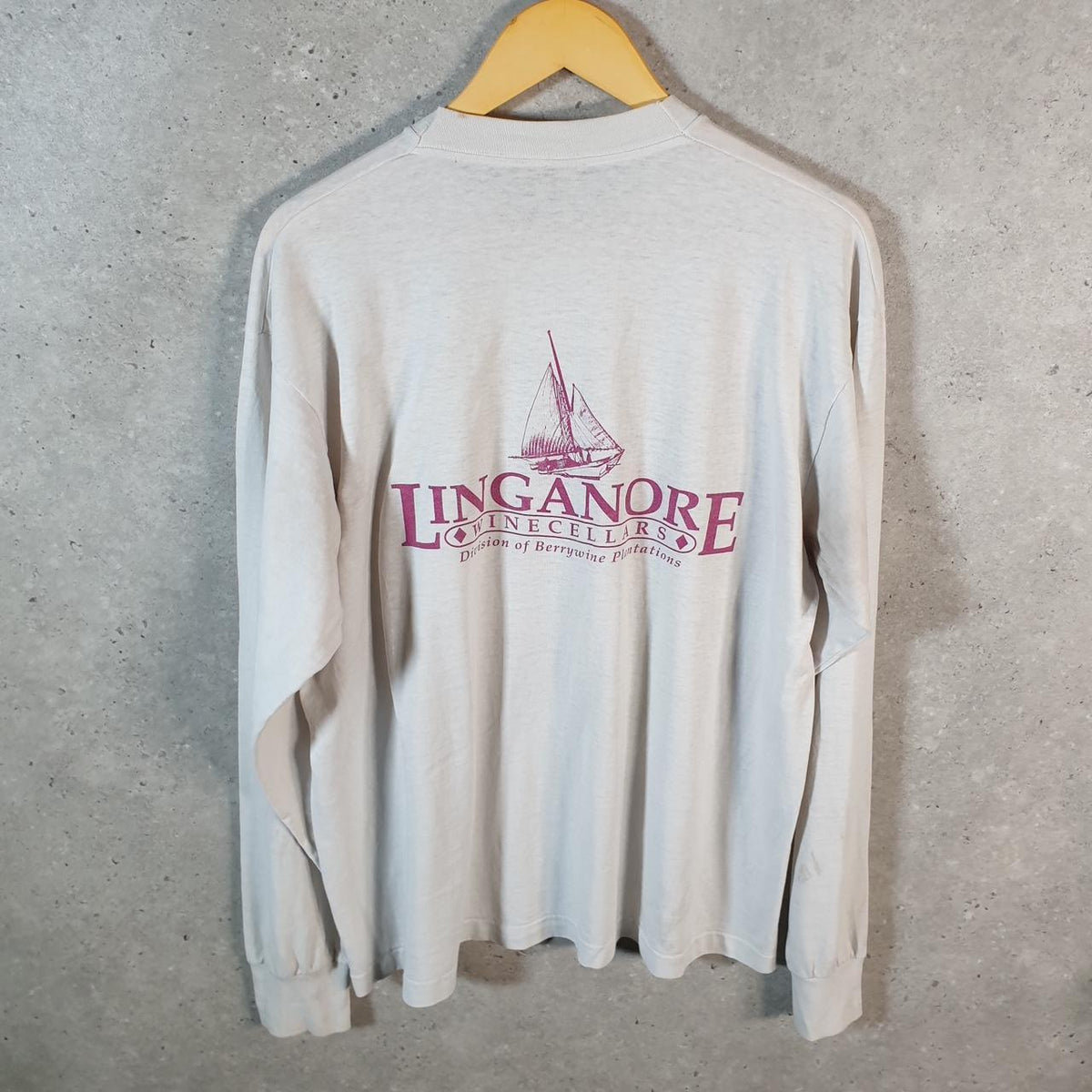 Vintage Linganore Skipjack Winecellars 90s USA Single Stitch T Shirt Men’s Medium White