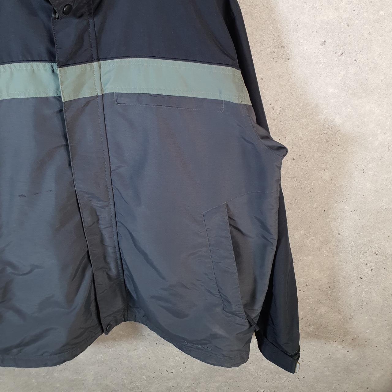 Vintage L.L. Bean Outdoors Nylon Jacket Mens Medium Black Waterproof Hooded