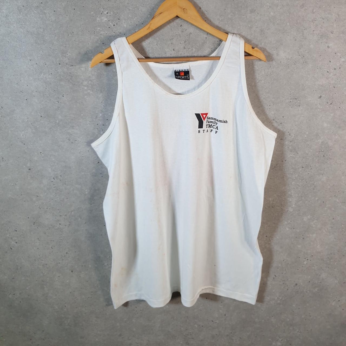 Vintage Signal Lifeguard Sammammish Family 90s USA Single Stitch Men’s XL White C7902