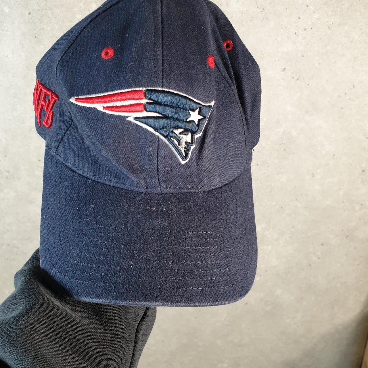 Vintage NFL New England Patriots Cap Men’s USA Spellout Athletic C8540
