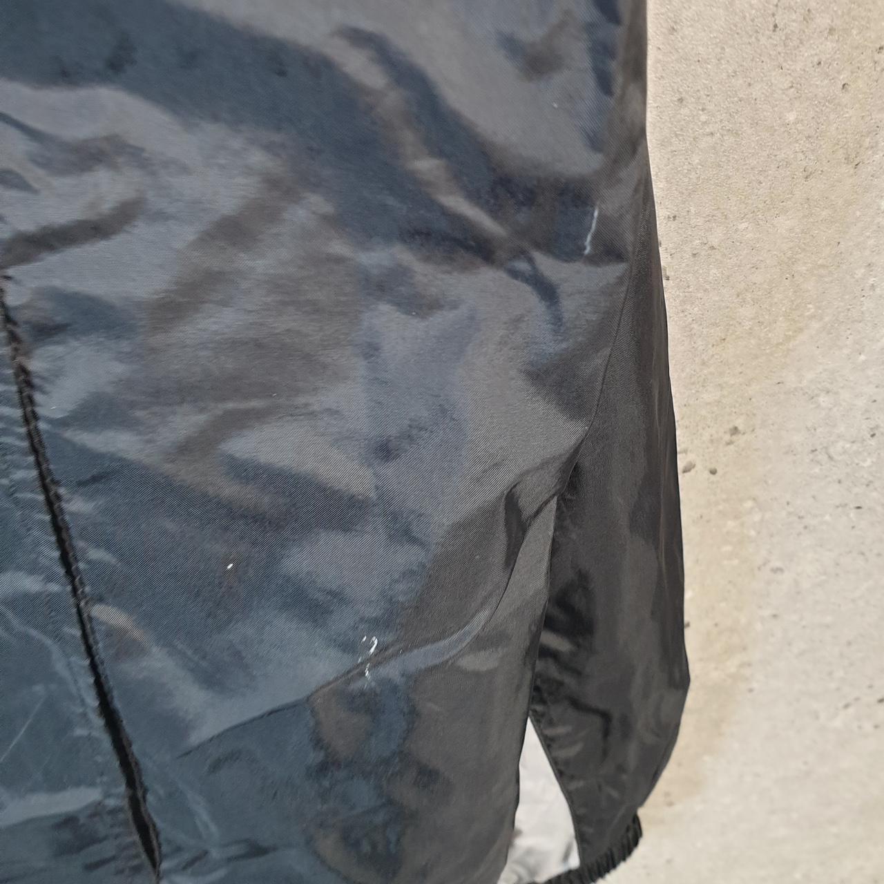 Vintage Adidas 90s Windbreaker Track Jacket Mens XL Black USA Three Stripes Full Zip