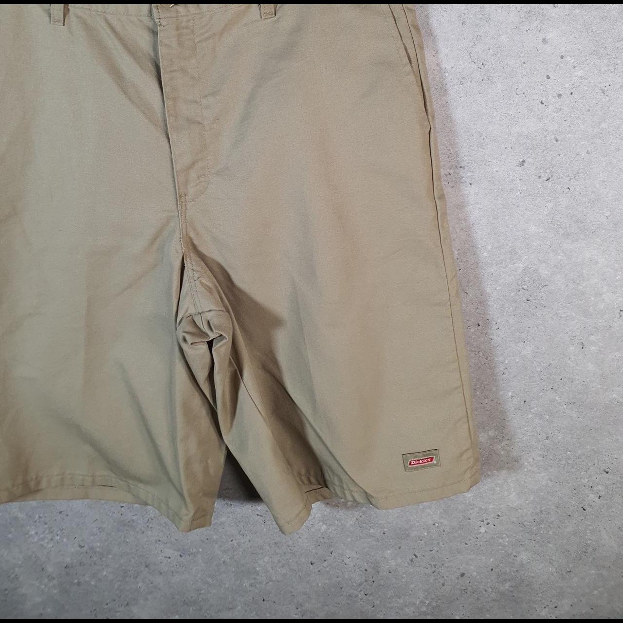 Vintage Dickies Baggy Chino Shorts Jorts Cargo Mens W38 Brown Relaxed Fit