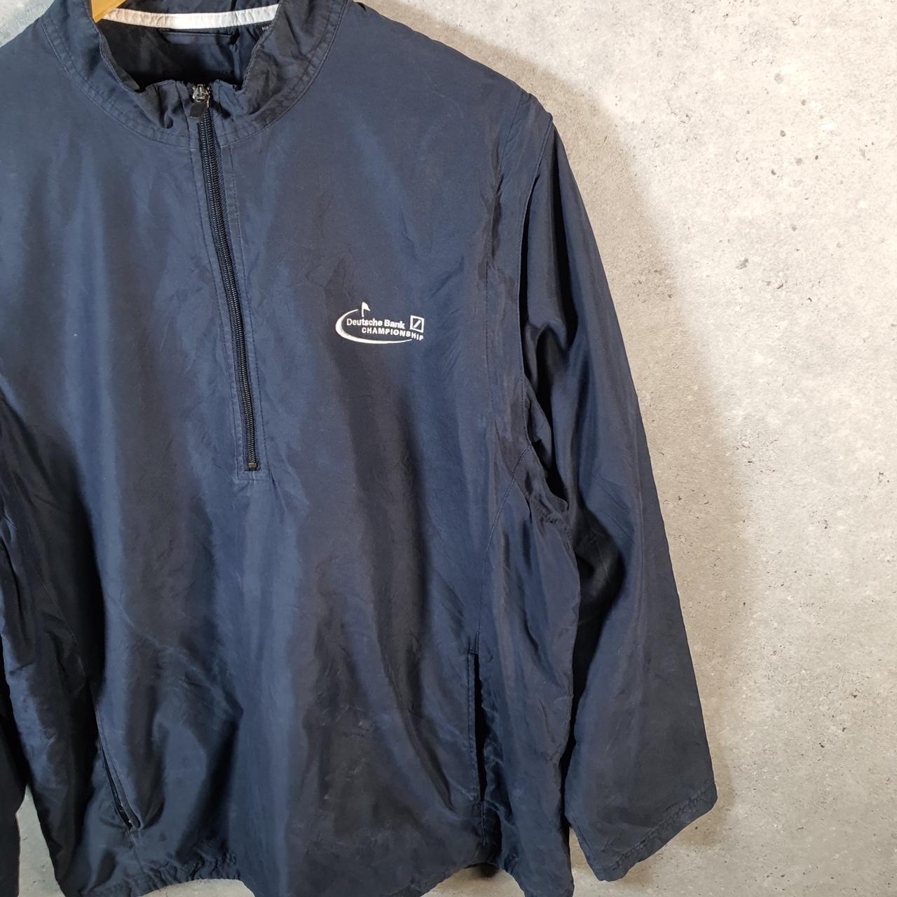 Vintage Fila Windbreaker Track Jacket Mens XL Navy Blue USA Full Zip Outdoors