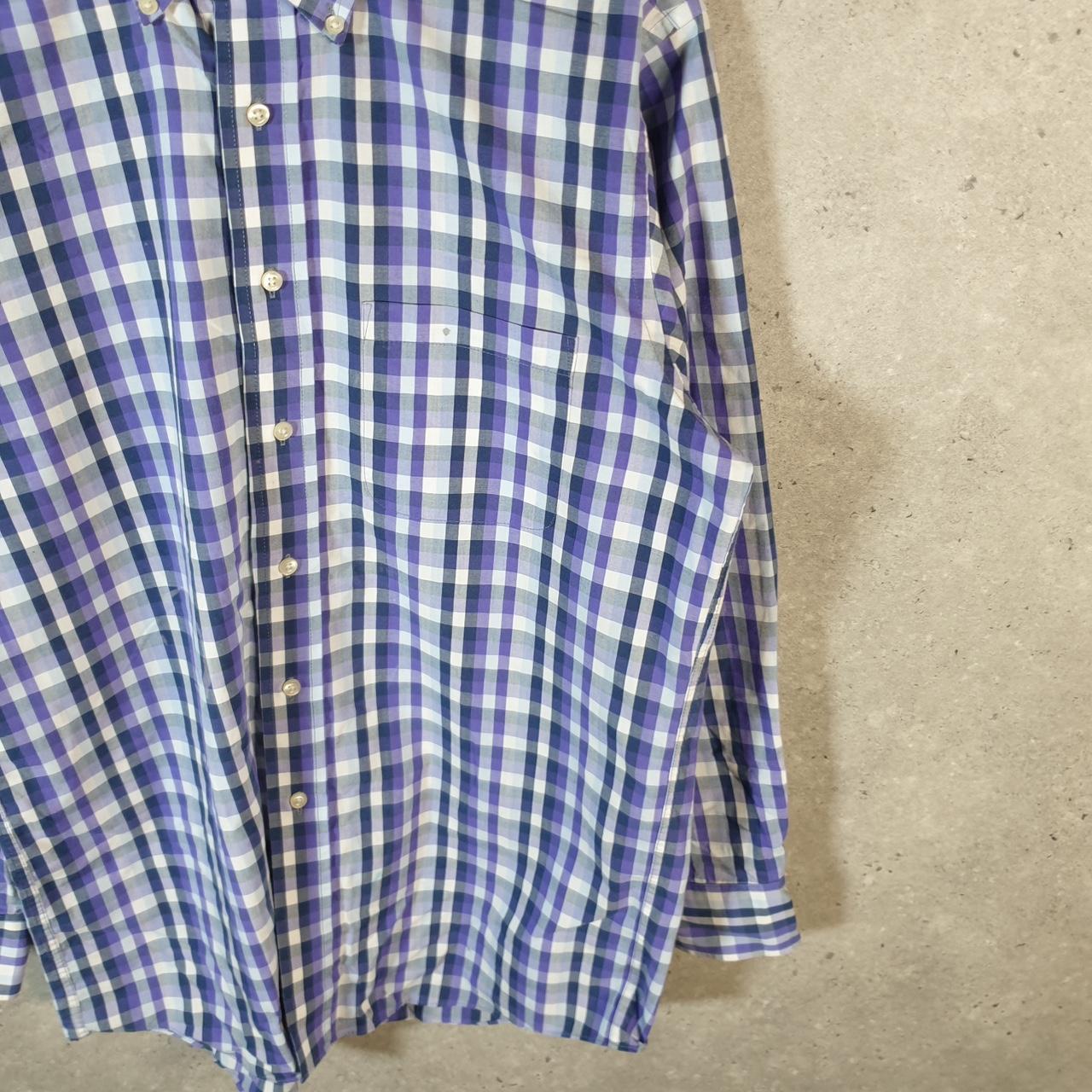 Vintage Chaps Ralph Lauren Button Down Shirt Men’s Medium Purple Regular Fit Cotton