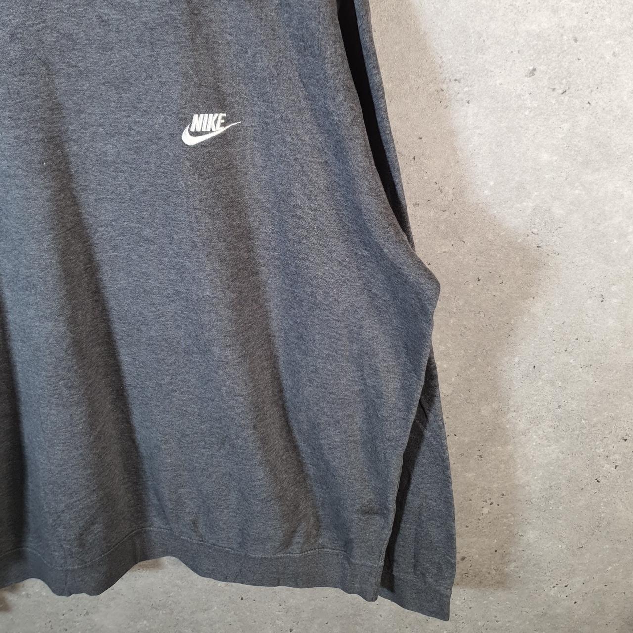Vintage Nike Club Sweatshirt Mens XL Grey Swoosh Y2K Pullover Logo