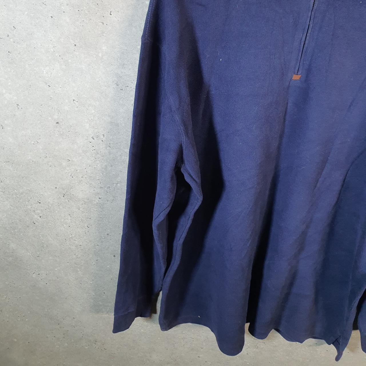 Vintage Ralph Lauren Polo 1/4 Zip Sweatshirt Men’s XL Tall Navy Blue Pullover Pony