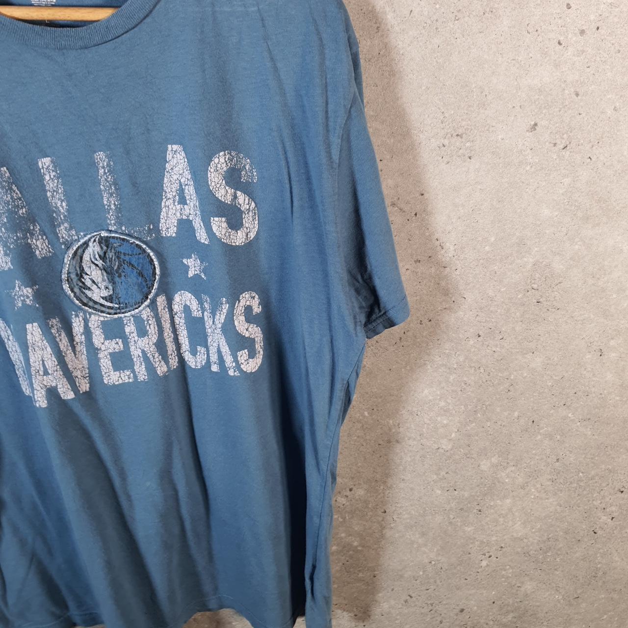 Vintage Adidas Dallas Mavericks T Shirt Shirt Men’s Small Blue Trefoil Retro Logo Athletic