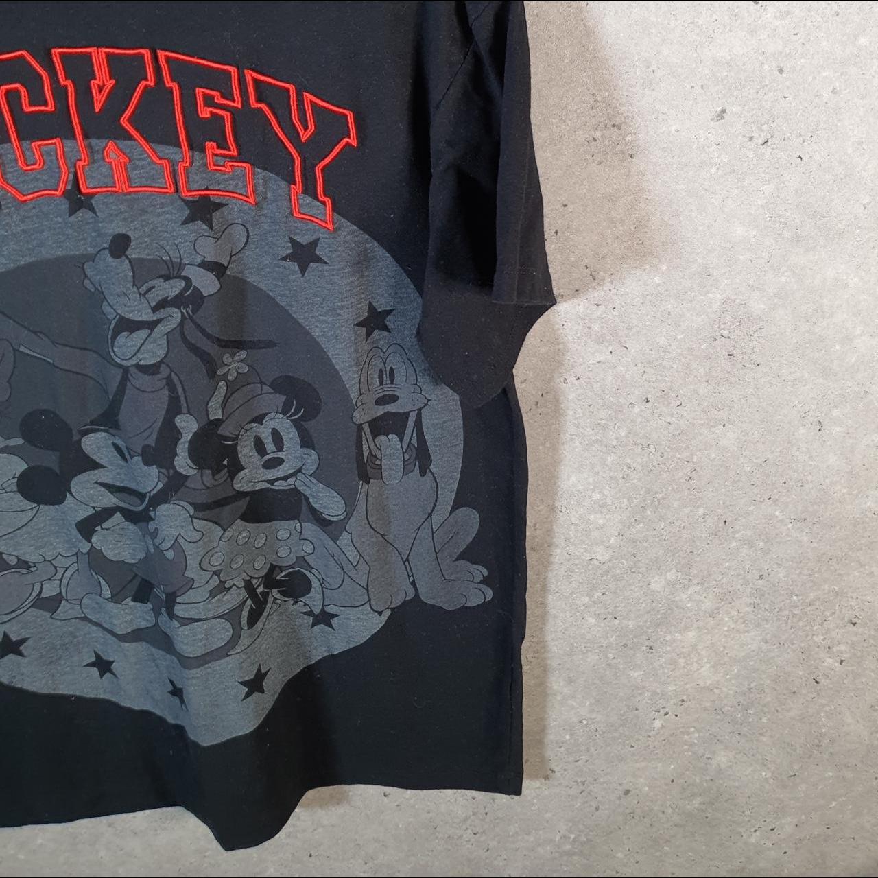 Vintage Disney Land Mickey Mouse T Shirt Men’s Large Black Logo Graphic Cartoon