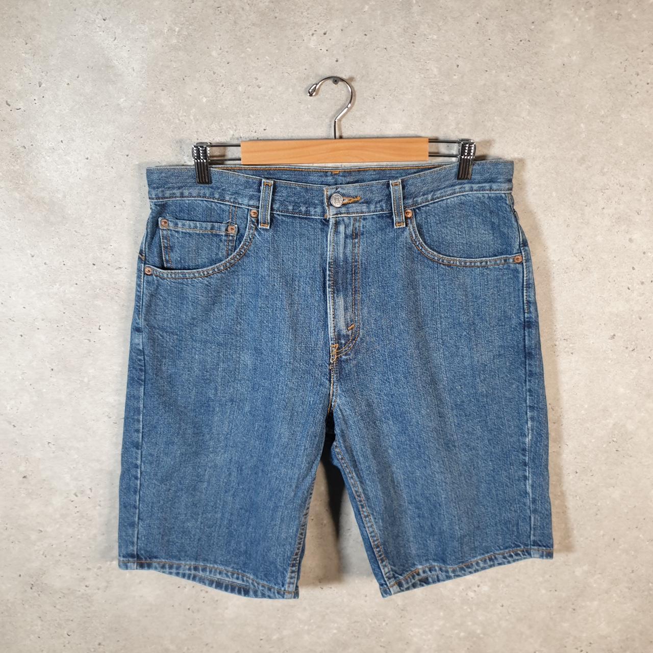 Vintage Levi’s 505 Baggy Shorts Jorts Cargo Men’s W34 Blue Relaxed Denim