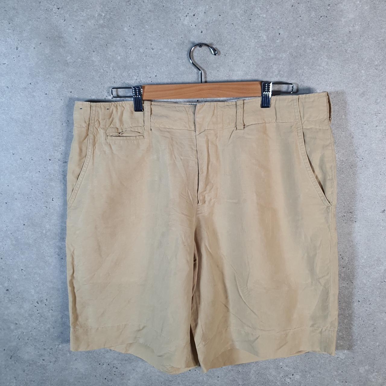 Vintage Ralph Lauren Polo Shorts Jorts Cargo Men’s W36 Brown Baggy Cotton Big Fish Vintage