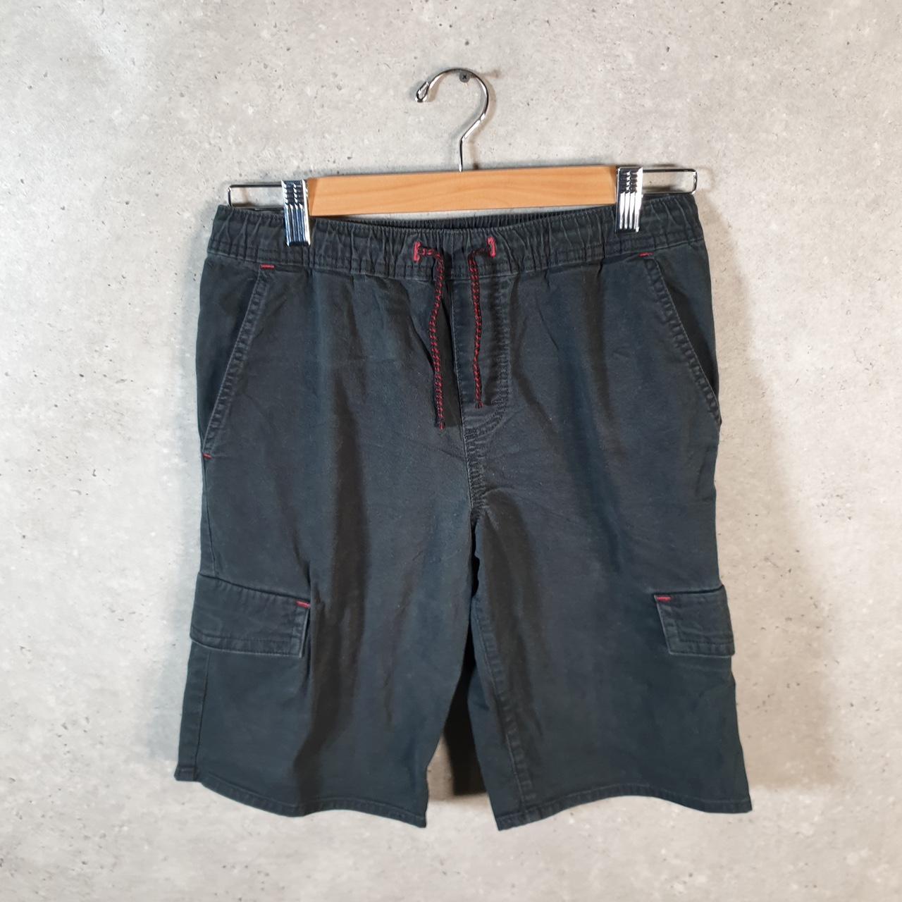 Vintage Wrangler Shorts Jorts Cargo Womens XL Black Baggy Cotton