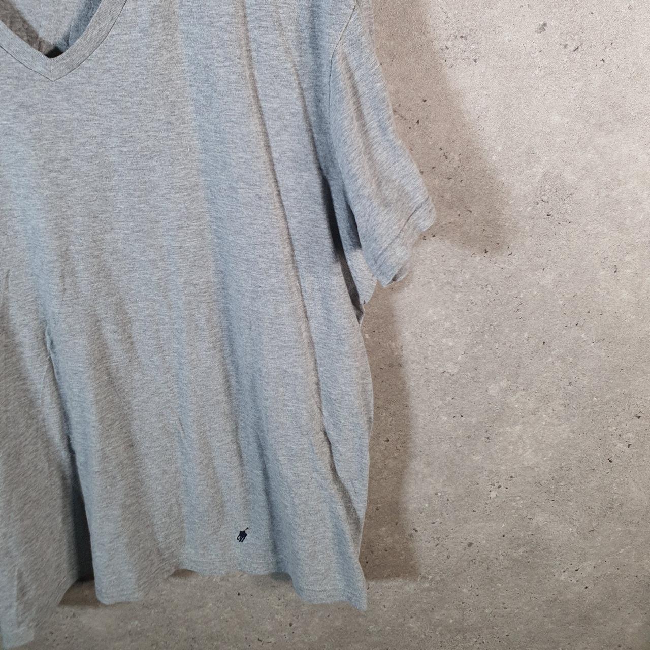 Vintage Ralph Lauren Polo Sport T Shirt Men’s Large Grey Classic Fit Embroidered Pony