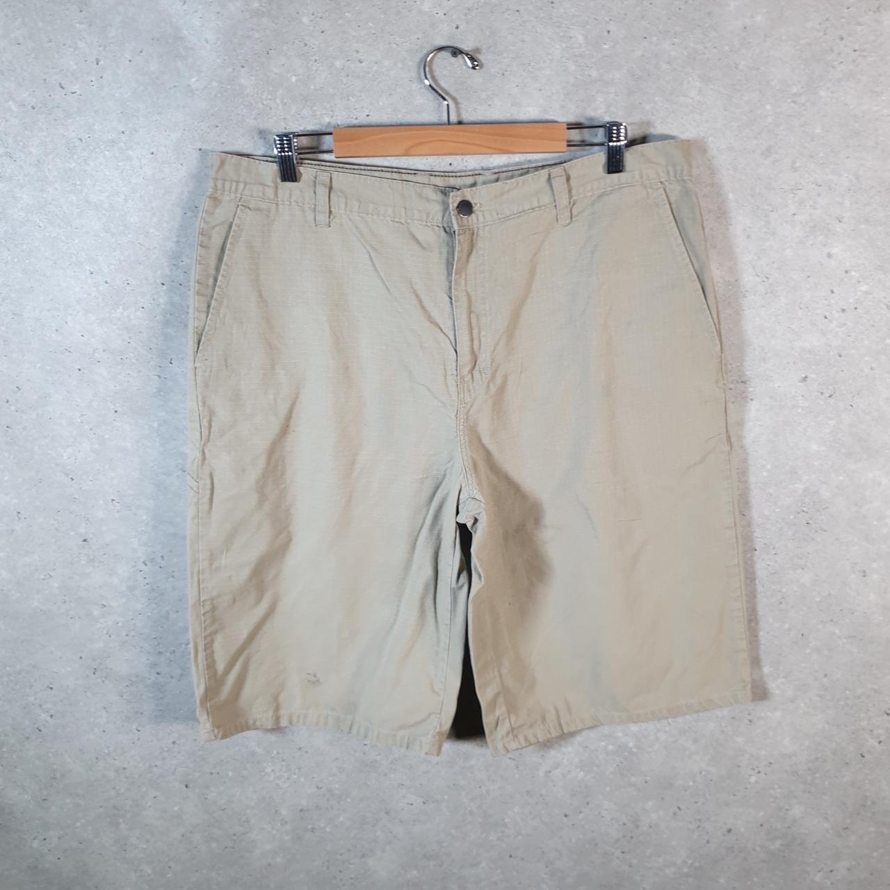 Vintage Dickies Baggy Chino Shorts Jorts Cargo Mens W36 Brown Loose Fit
