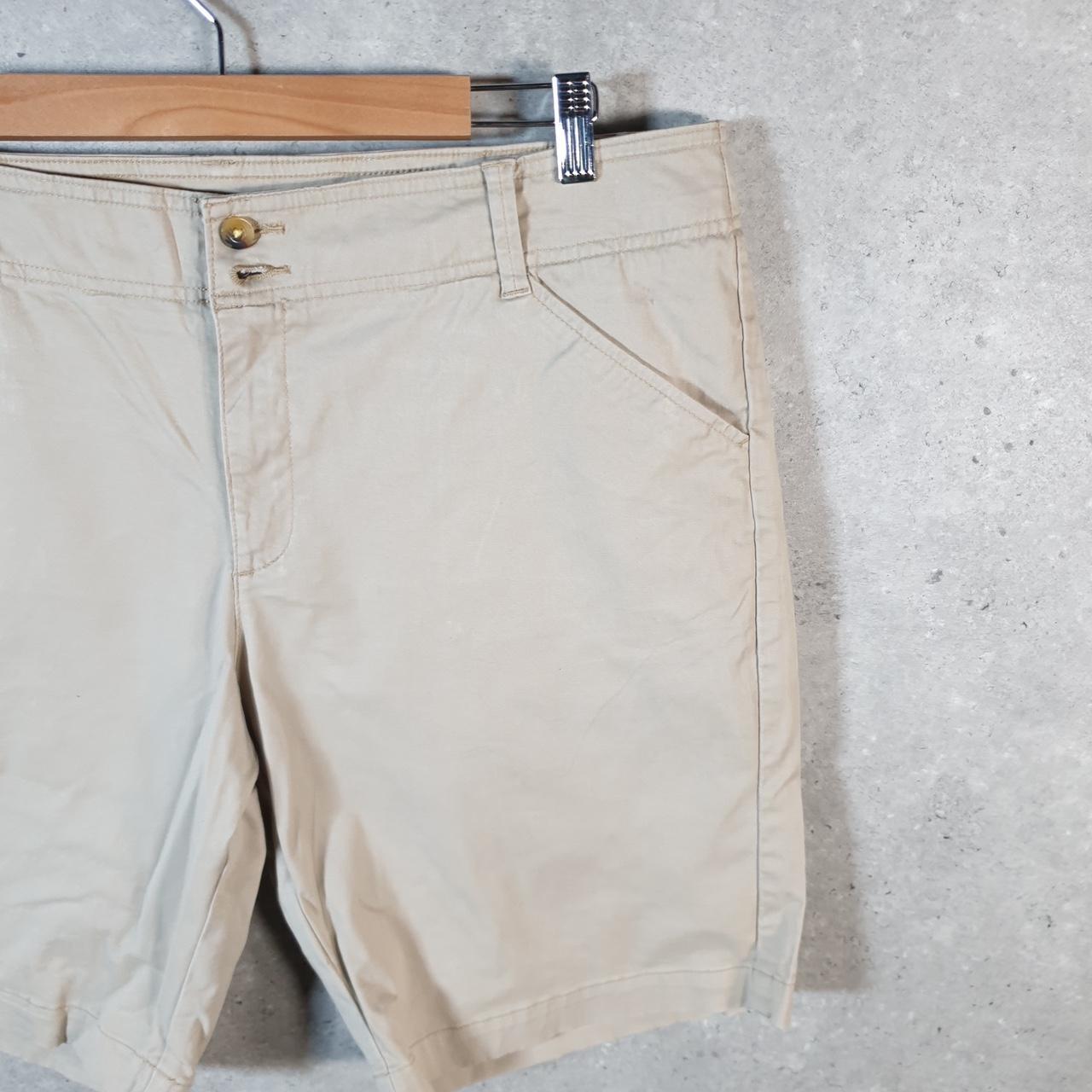 Vintage Lee Baggy Shorts Jorts Cargo Womens W38 Brown Relaxed Cargo