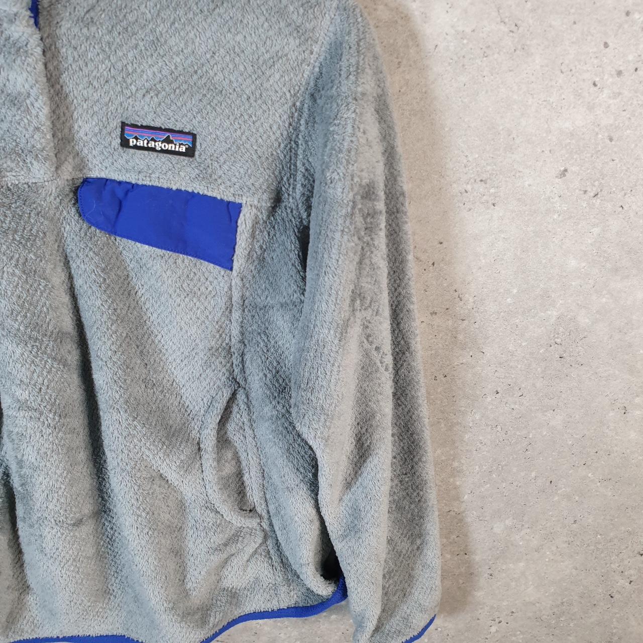 Vintage Patagonia Re Tool Half T-Snap Fleece Pullover Sweatshirt Womens Small Grey