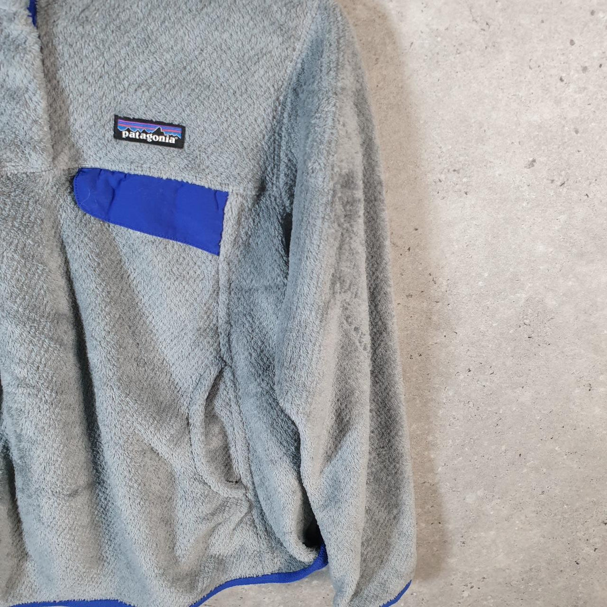 Vintage Patagonia Re Tool Half T-Snap Fleece Pullover Sweatshirt Womens Small Grey