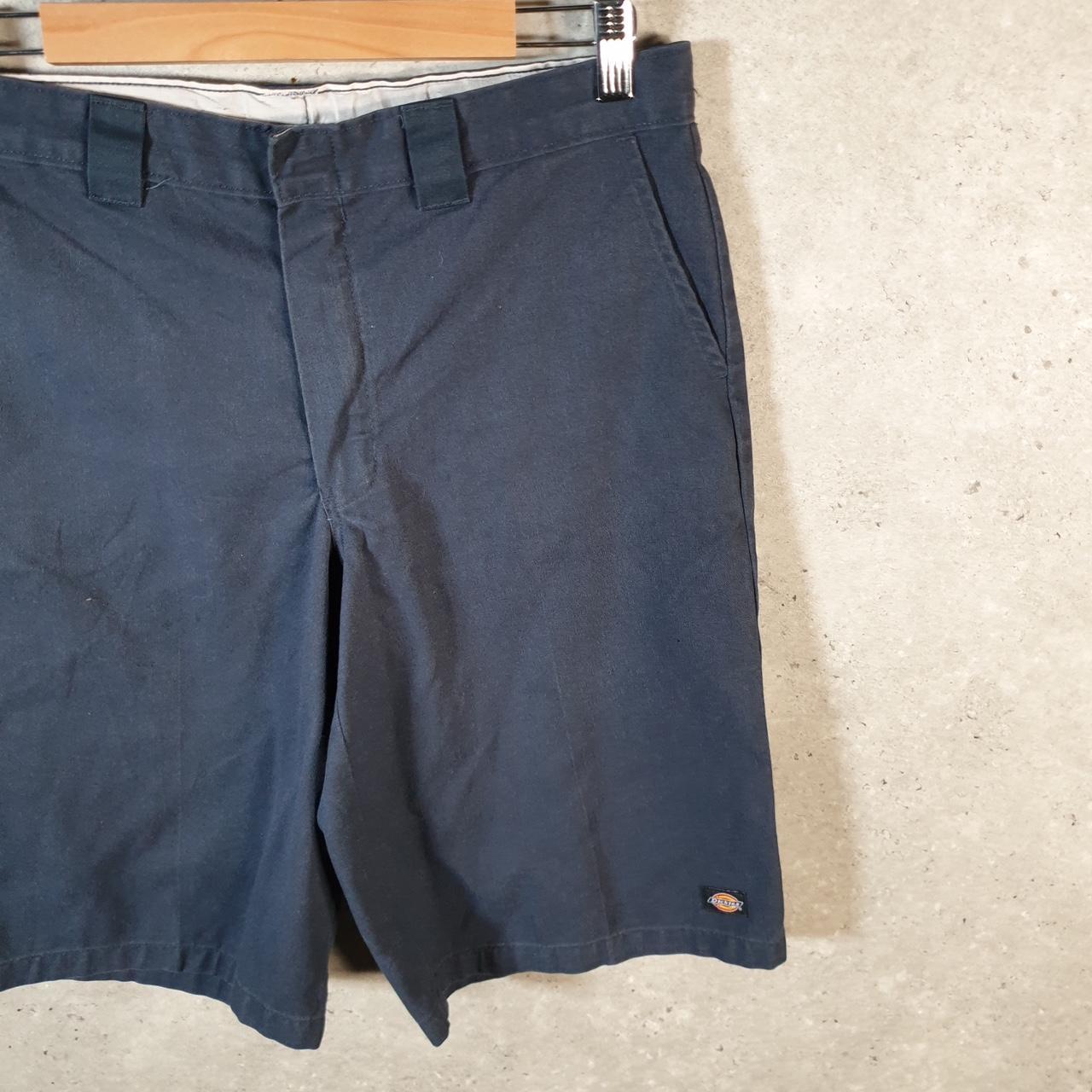 Vintage Dickies Baggy Chino Shorts Jorts Cargo Womens W30 Navy Blue Loose Fit