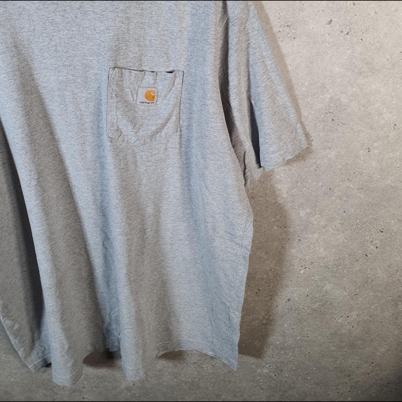 Vintage Carhartt T Shirt Men’s 2XL Tall Grey Workwear Chore Utility Original Fit