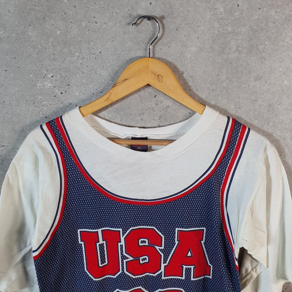 Vintage Dasi Sports 1996 Pro Sport USA Single Stitch T Shirt Men’s Small Blue White