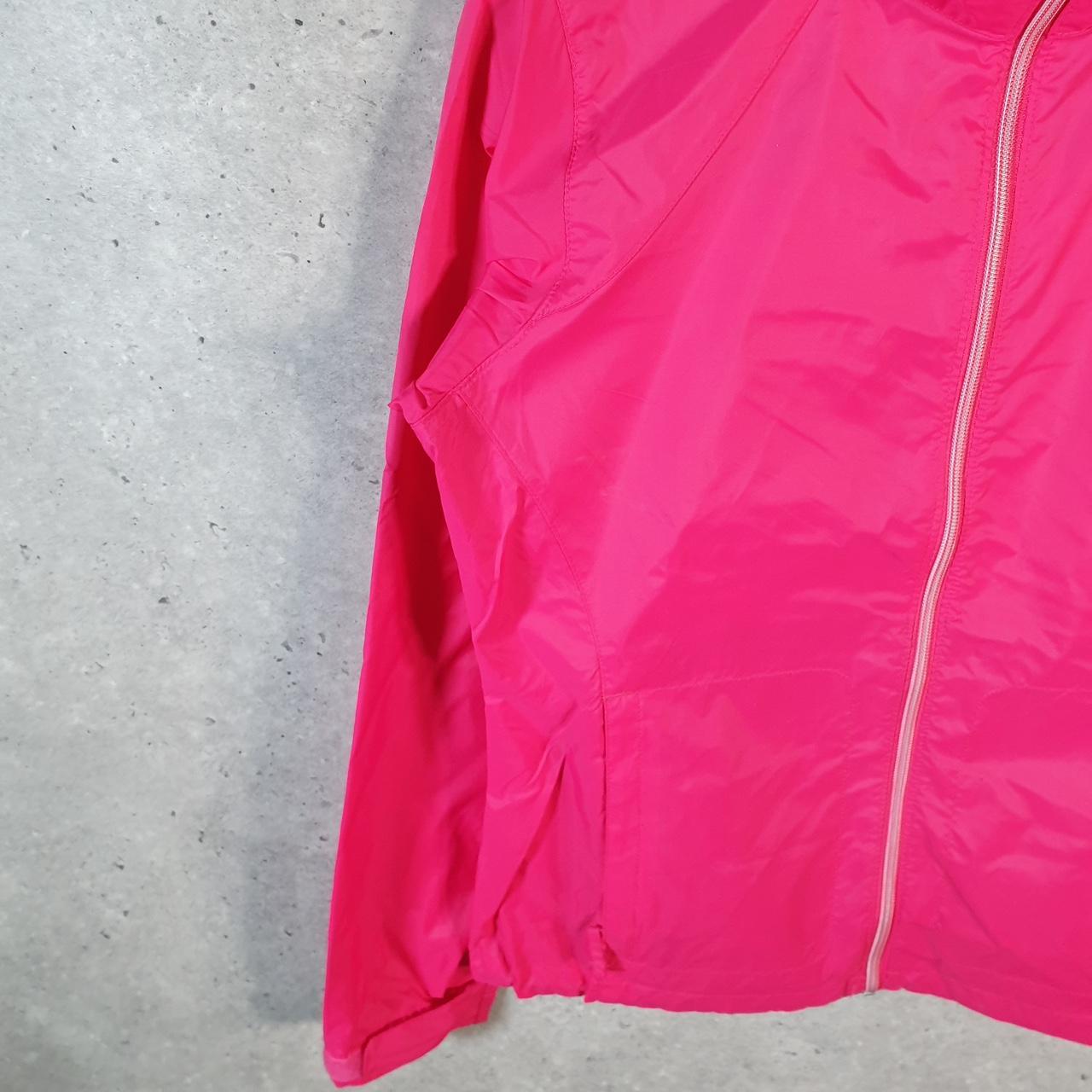 Vintage Columbia Windbreaker Track Jacket Womens XS Pink USA Athletic