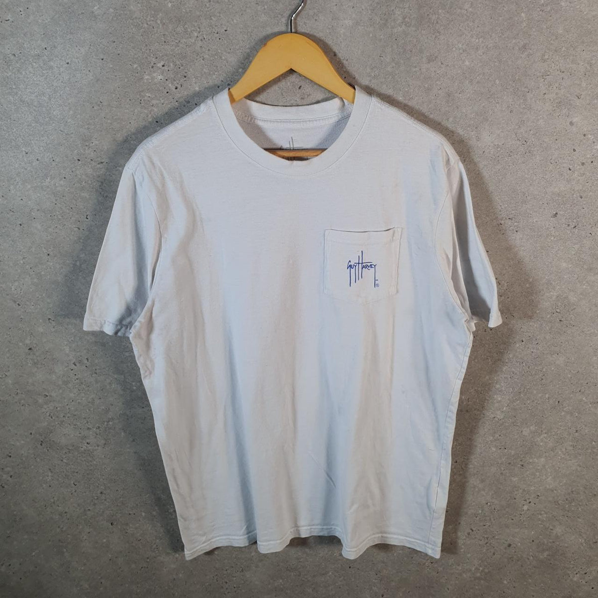 Vintage Guy Harvey Fish Y2K T Shirt Men’s White Large Casual Graphic Logo