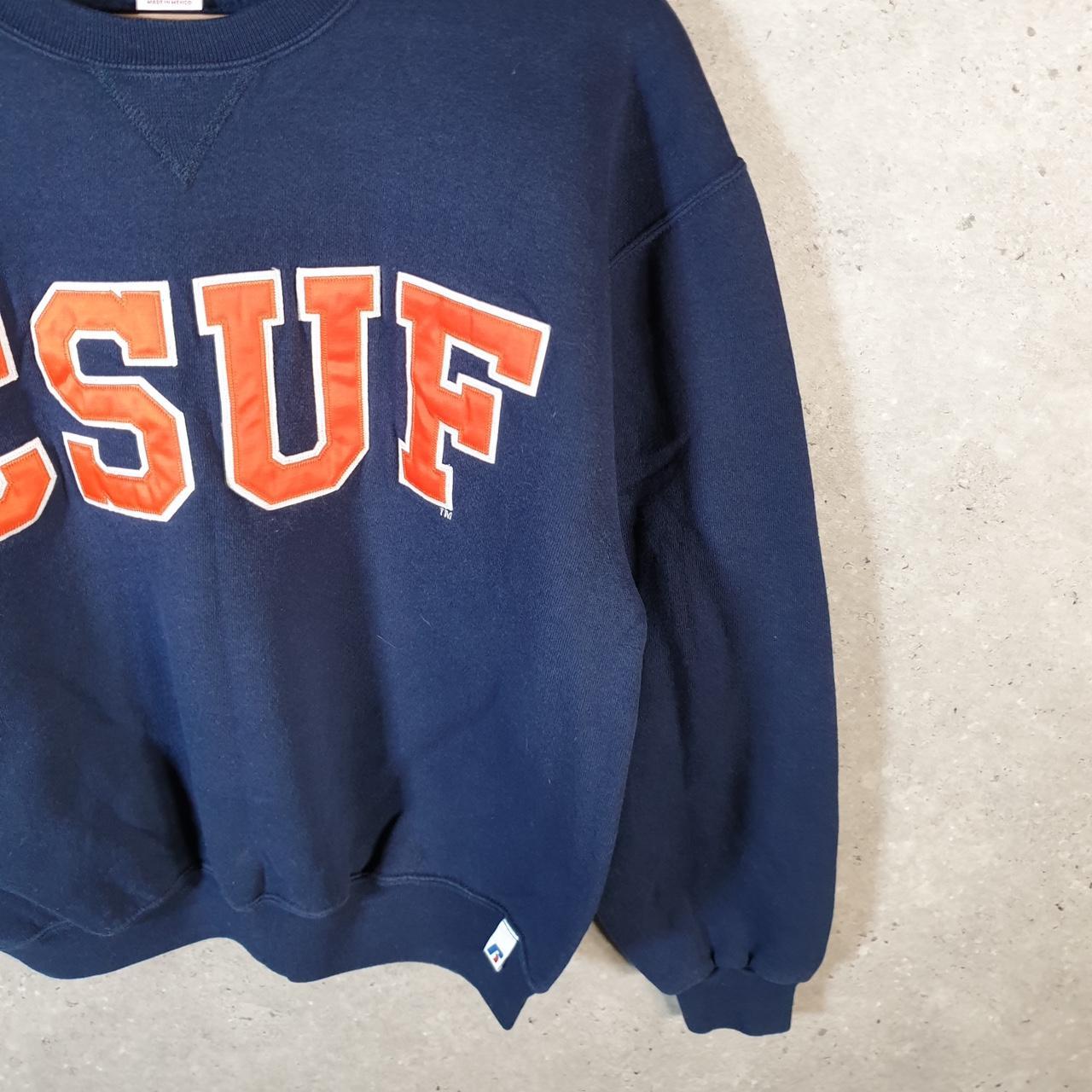 Vintage Russell Athletic CSUF USA Sweatshirt Men’s Medium Navy Blue Pullover