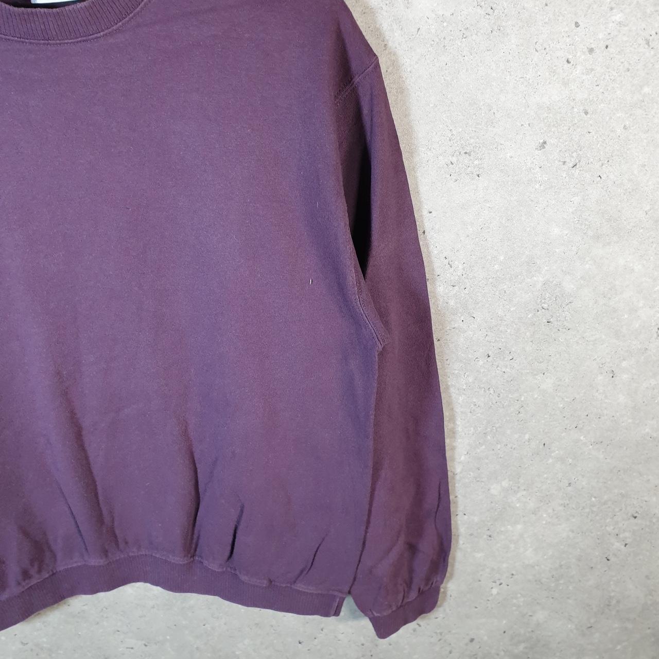 Vintage Lee Premium Jersey Sweatshirt Men’s Medium Purple Baggy Blank