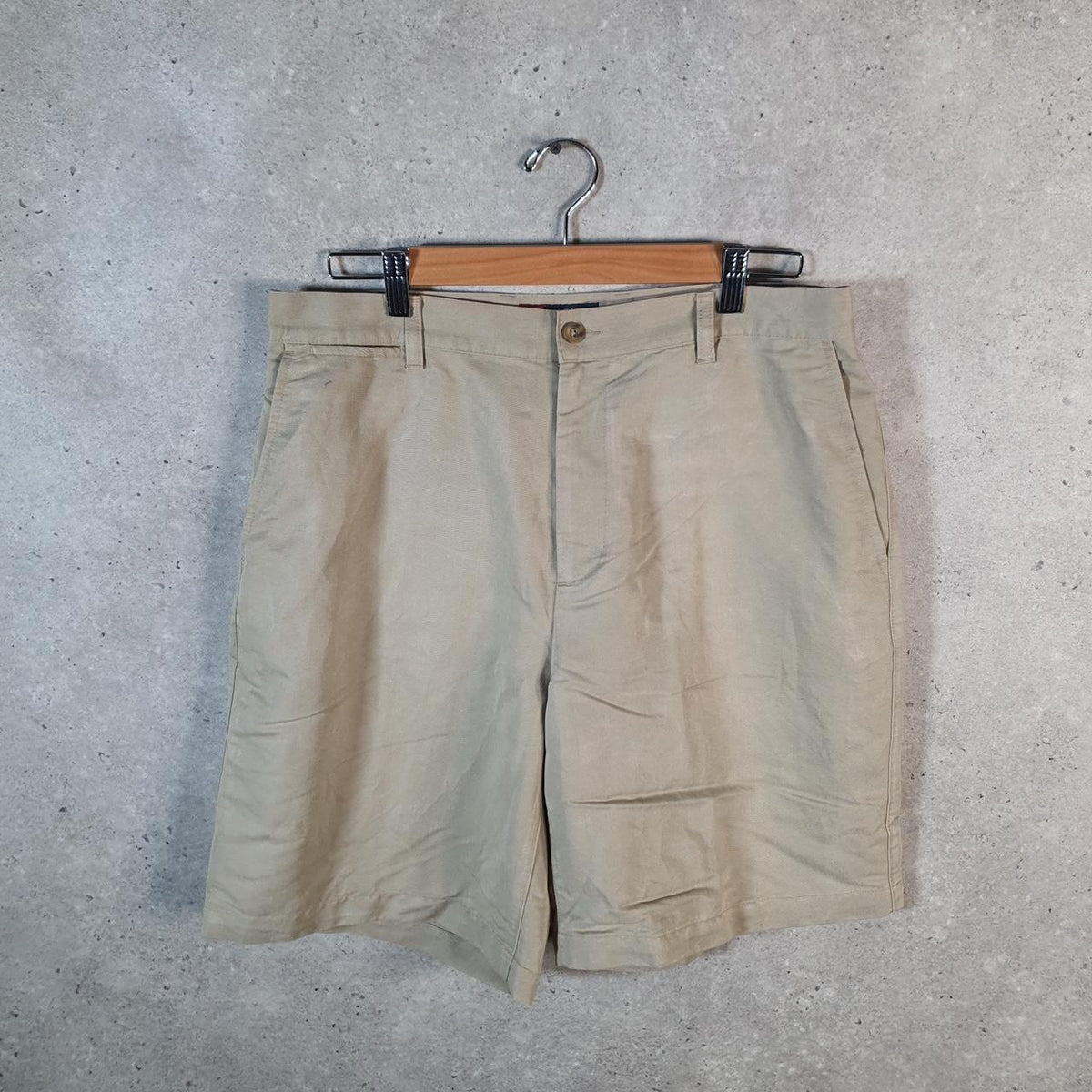 Vintage Chaps Ralph Lauren Polo Shorts Jorts Chino Cargo Men’s W34 Brown Baggy Cotton