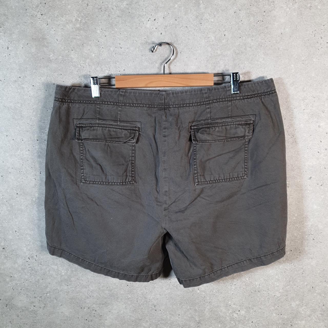 Vintage Dockers Chino Shorts Jorts Cargo Womens W40 Grey Baggy Cotton A4412