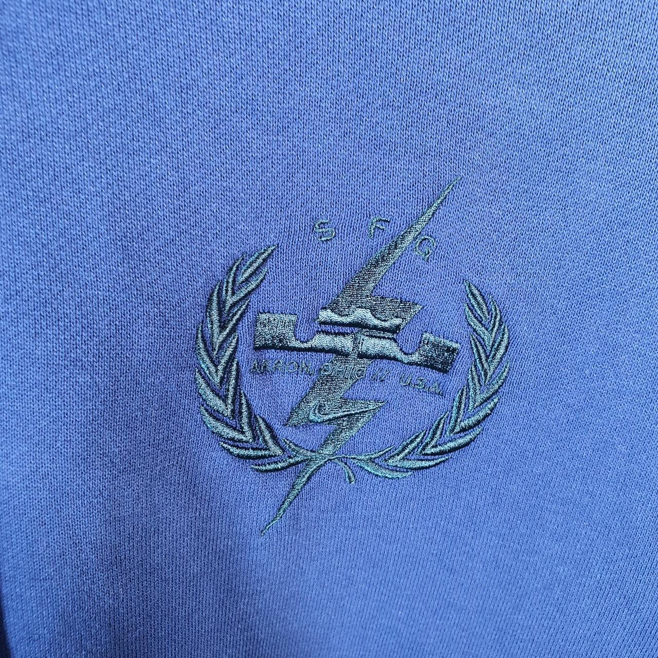 Vintage Nike SFG Basketball Hoodie Men’s Large Blue Swoosh Y2K Pullover Logo