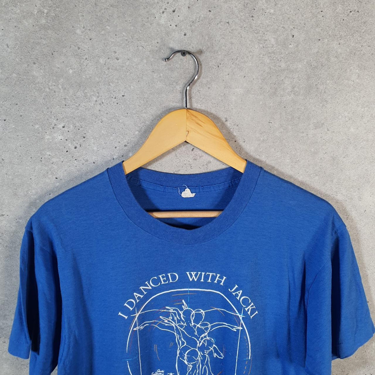Vintage Cystic Fibrosis Dancing USA Screen Stars Single Stitch T Shirt Men’s Large Blue Big Fish Vintage