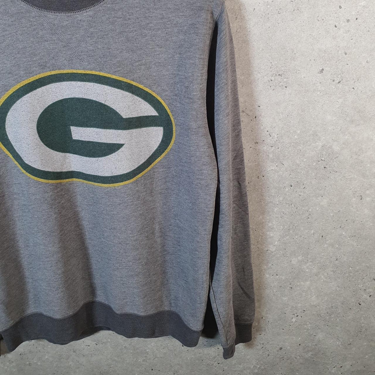 Vintage NFL Green Bay Packers Sweatshirt Men’s Small Grey Pullover Pro Sport USA