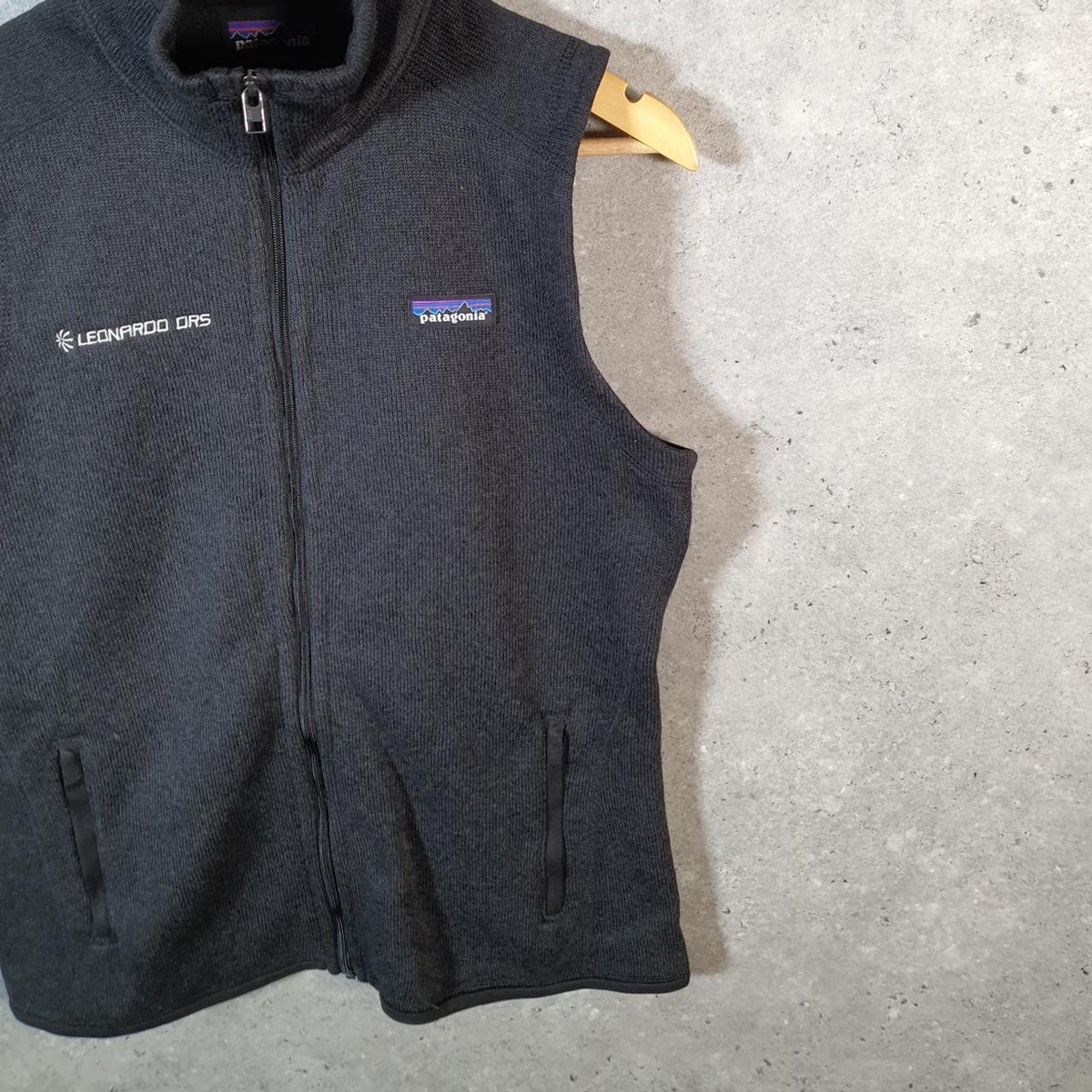 Vintage Patagonia Better Sweater Full Zip Fleece Vest Womens Medium Black