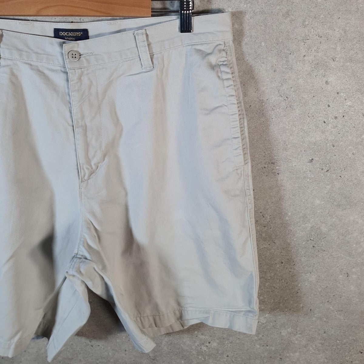 Vintage Dockers Chino Shorts Jorts Cargo Men’s W38 Brown Baggy Cotton