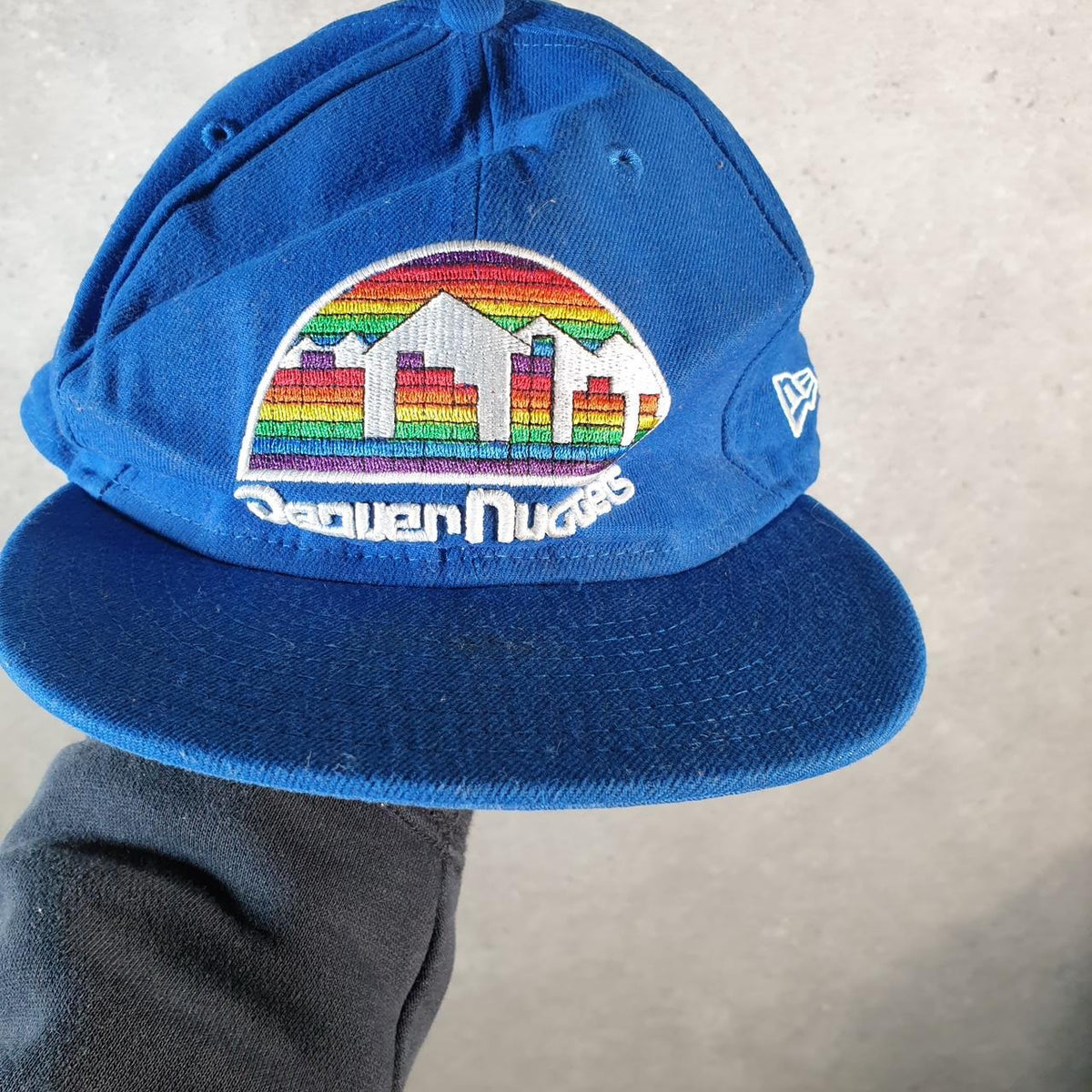Vintage NFL New Era Denver Nuggets Harwood Classics Adjustable Cap Men’s USA 7 3/8 C8557