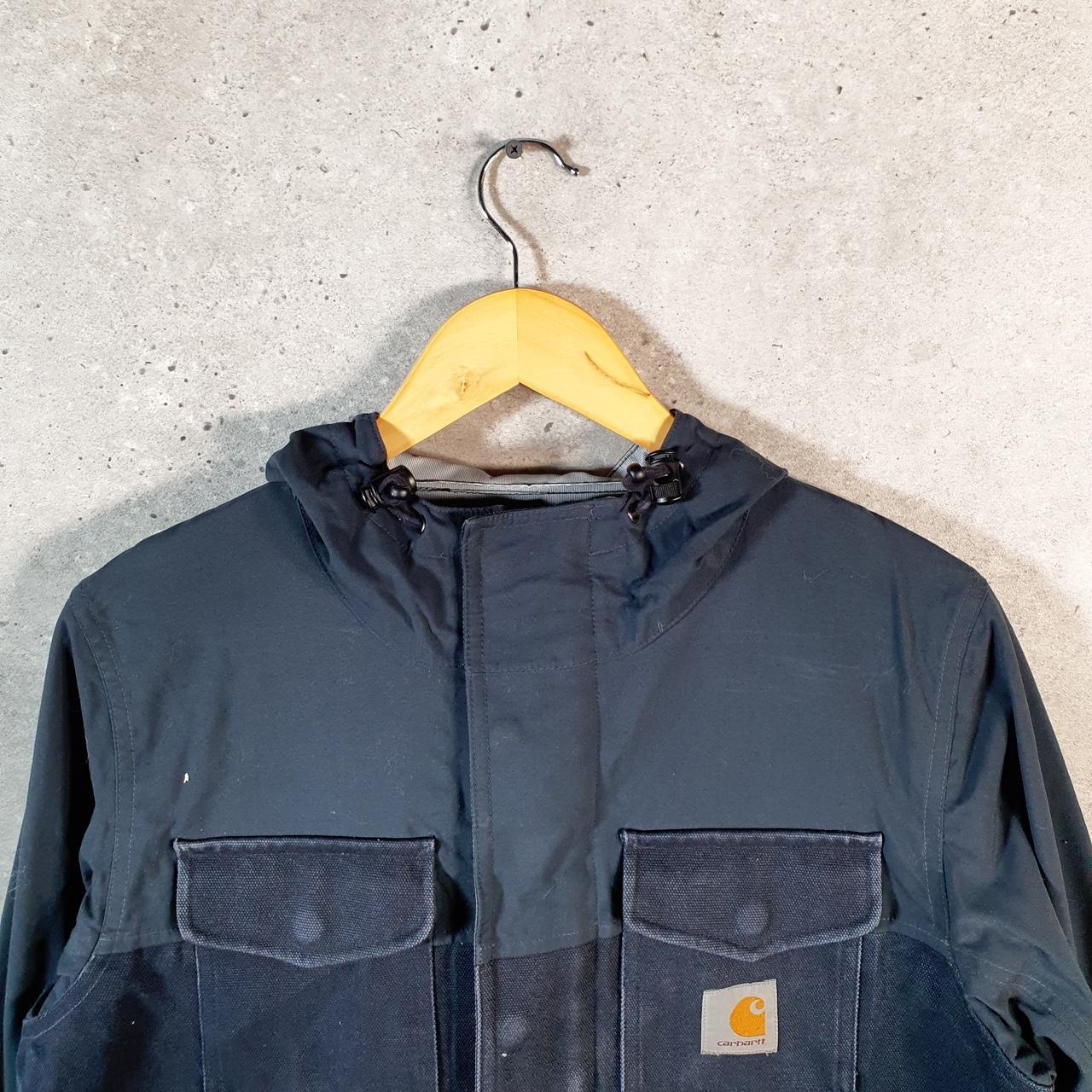 Vintage Carhartt Howard Jacket Seam Sealed Men’s Medium Marlin Jet Waterproof Big Fish Vintage
