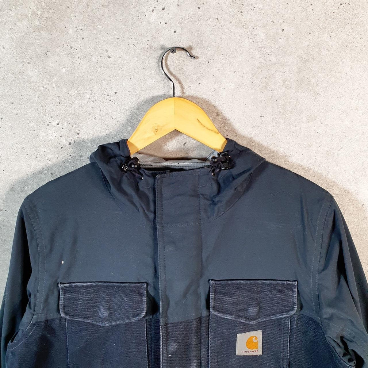 Vintage Carhartt Howard Jacket Seam Sealed Men’s Medium Marlin Jet Waterproof Big Fish Vintage
