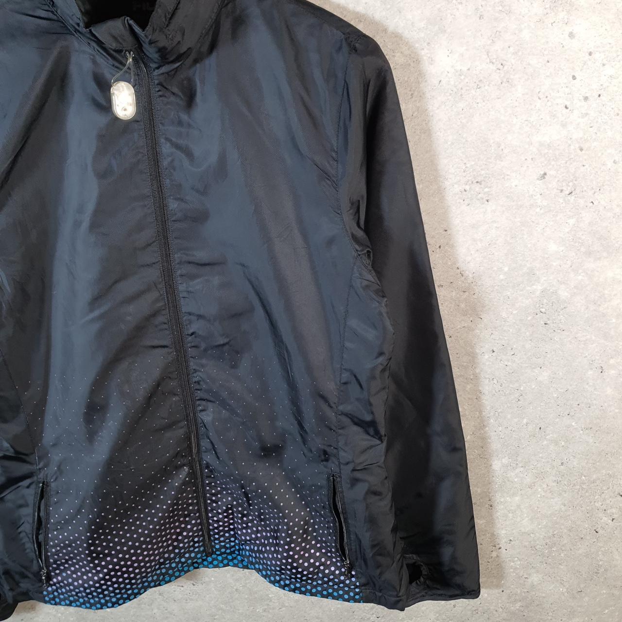 Vintage Fila Windbreaker Track Jacket Mens Medium Black Full Zip Outdoors
