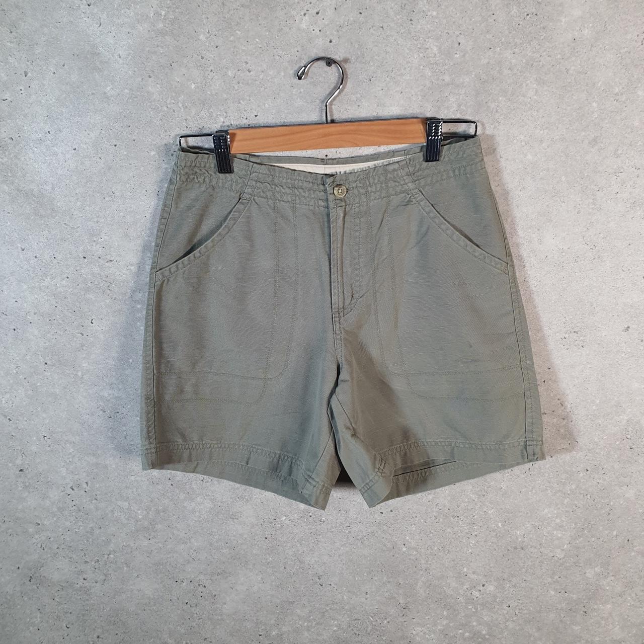 Vintage Columbia Cargo Shorts Womens UK10 Khaki Green Athletic Hiking