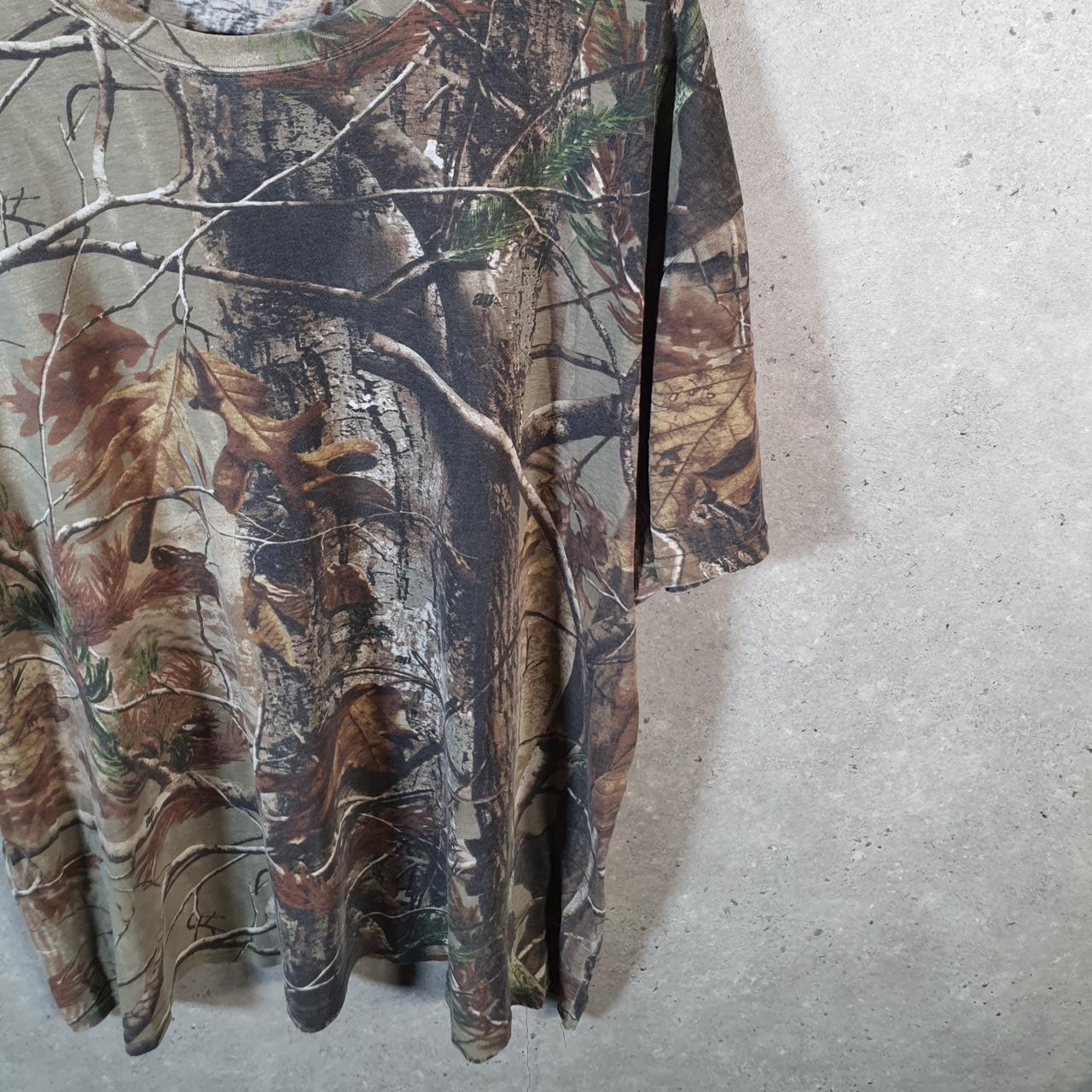Vintage RealTree Camoflauge T Shirt Mens 2XL Camo Short Sleeve