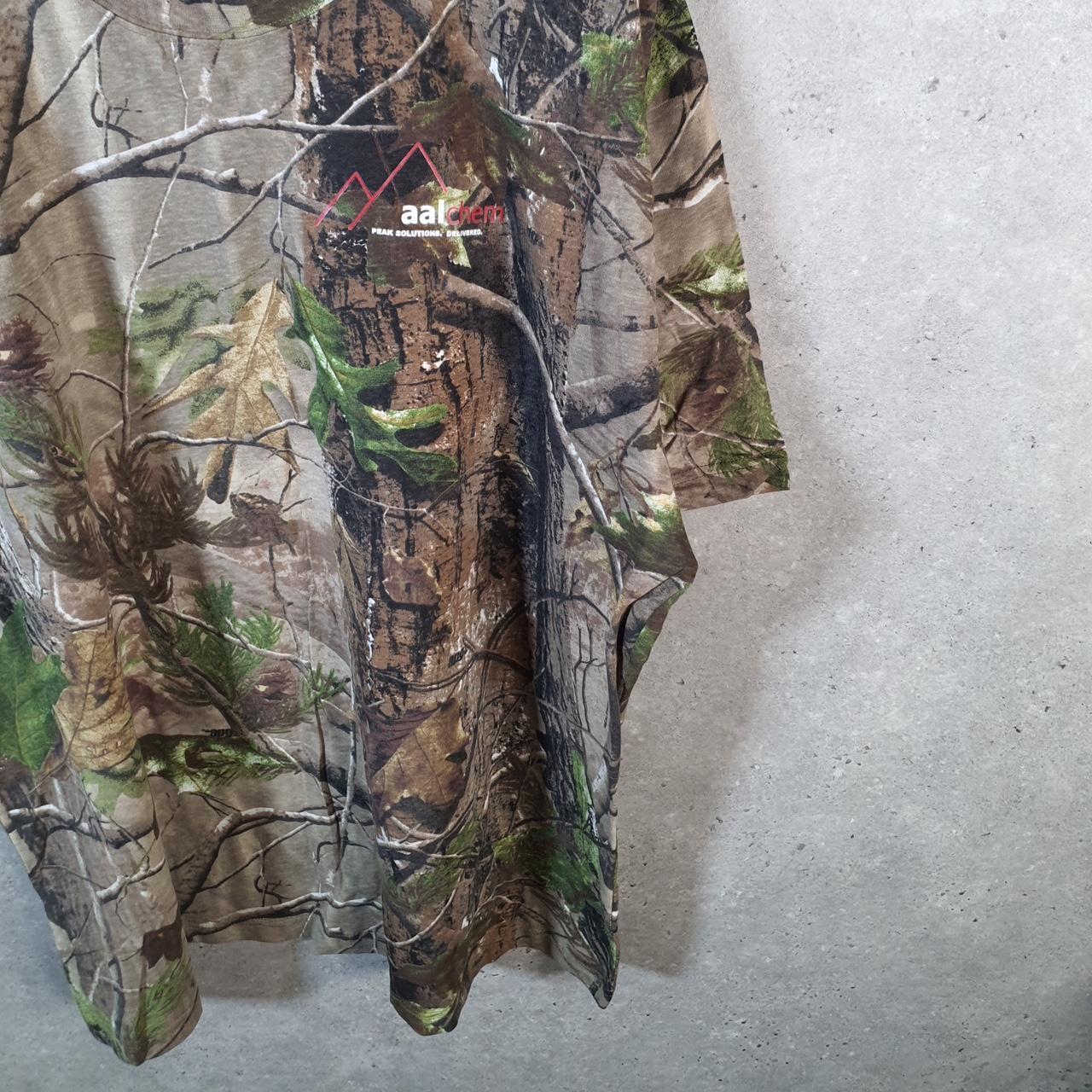 Vintage Code Five RealTree Camoflauge T Shirt Mens 2XL Camo Short Sleeve