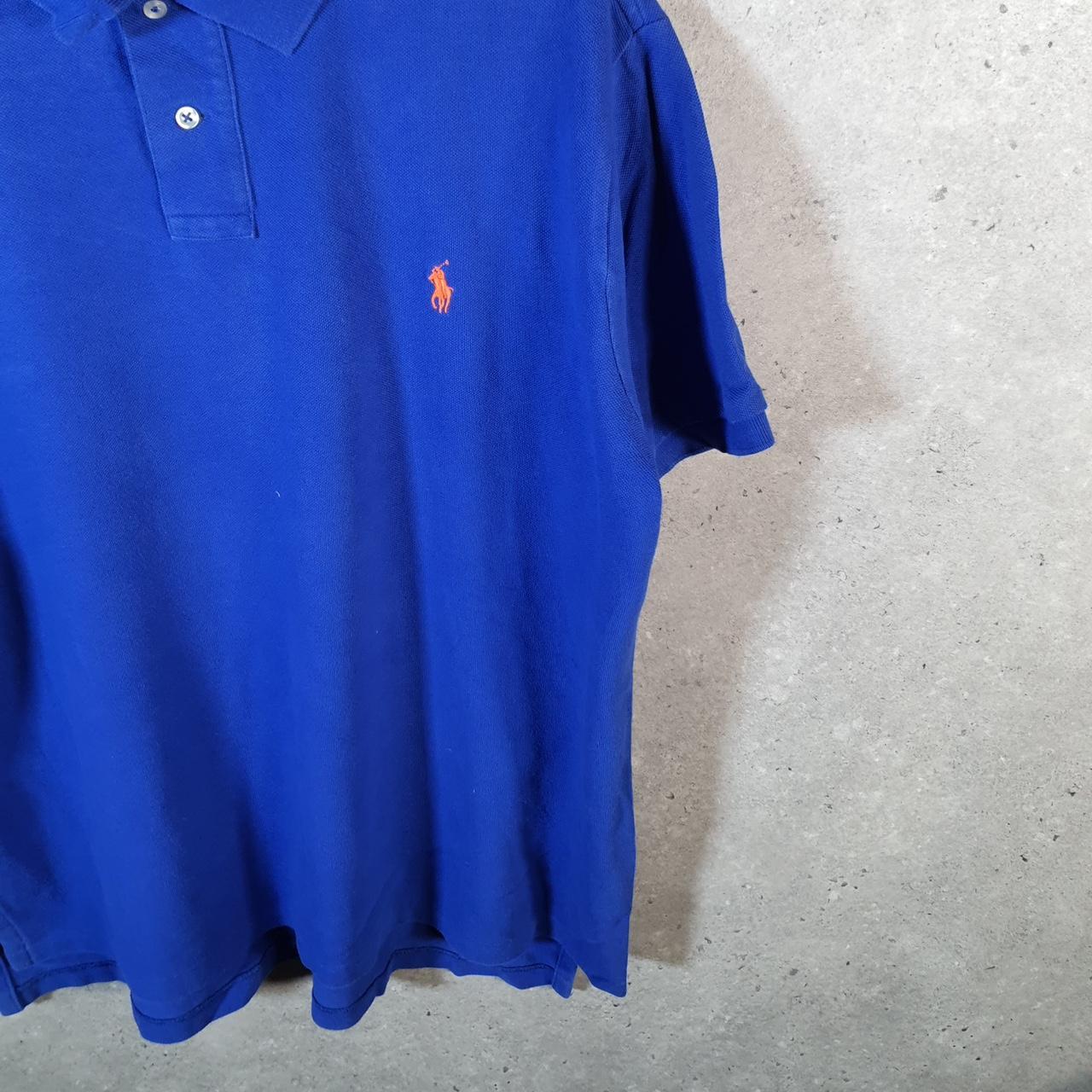 Vintage Ralph Lauren Polo Shirt Men’s XL Blue Golf Cotton Pony