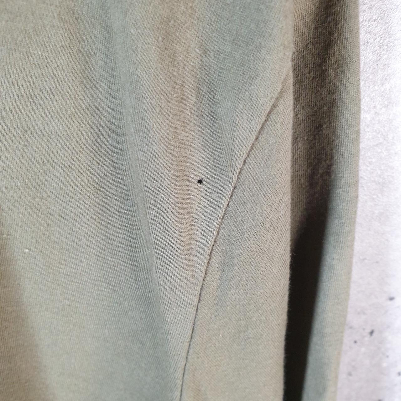 Vintage Adidas Go Tee Performance T Shirt Shirt Men’s XL Khaki Green Three Stripes Logo Athletic