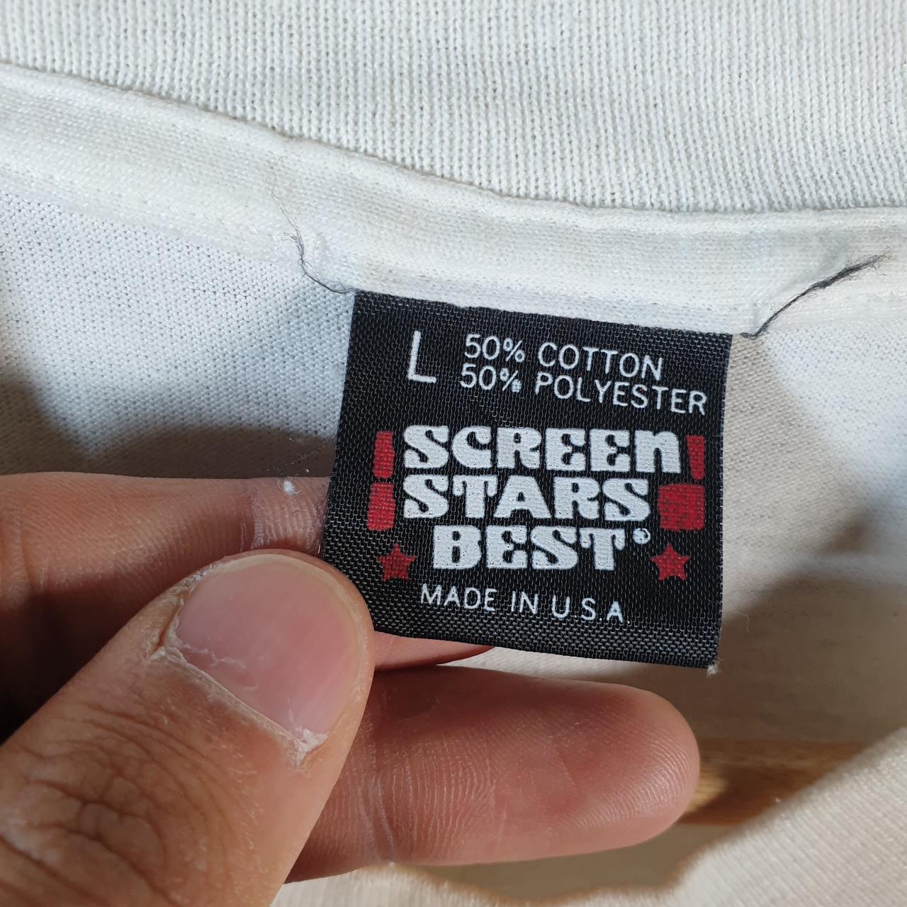 Vintage Screen Stars Super Cites Walk Multiple Sclerosis 90s USA Single Stitch T Shirt Men’s Large White