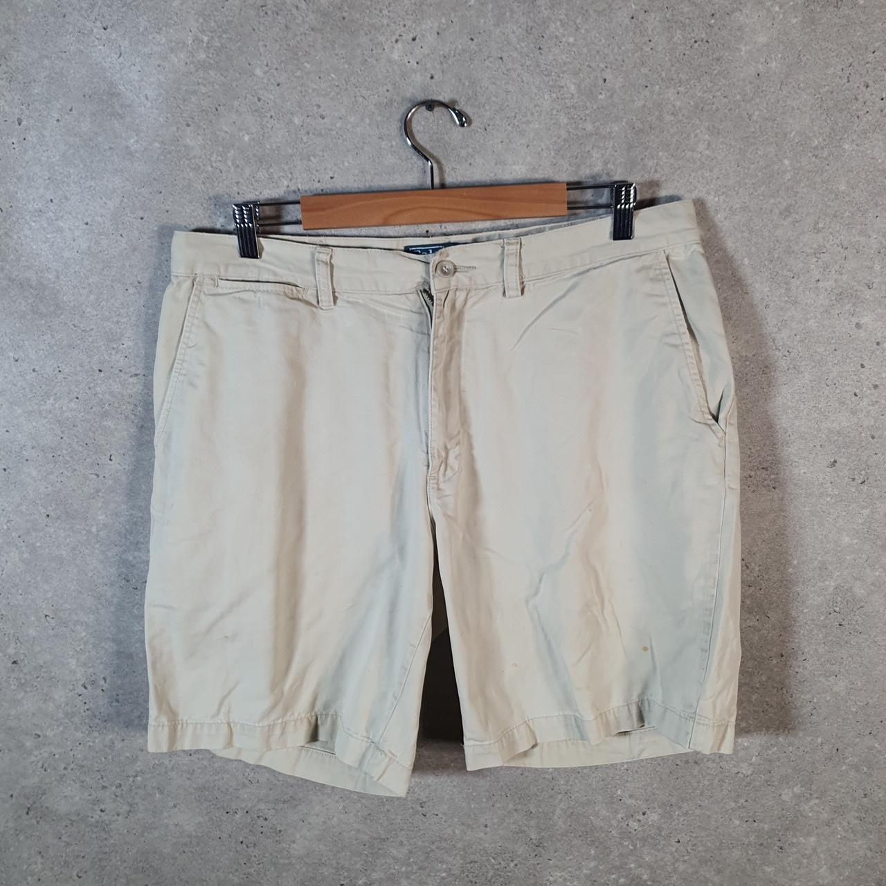 Vintage Ralph Lauren Polo Shorts Jorts Chino Cargo Men’s W35 Brown Baggy Cotton