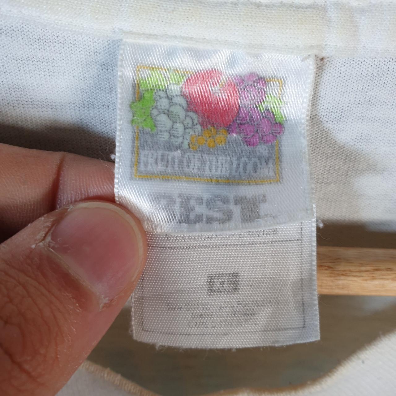 Vintage Fruit Of The Loom RJHS Freshman 1996 USA Single Stitch T Shirt Men’s XL White