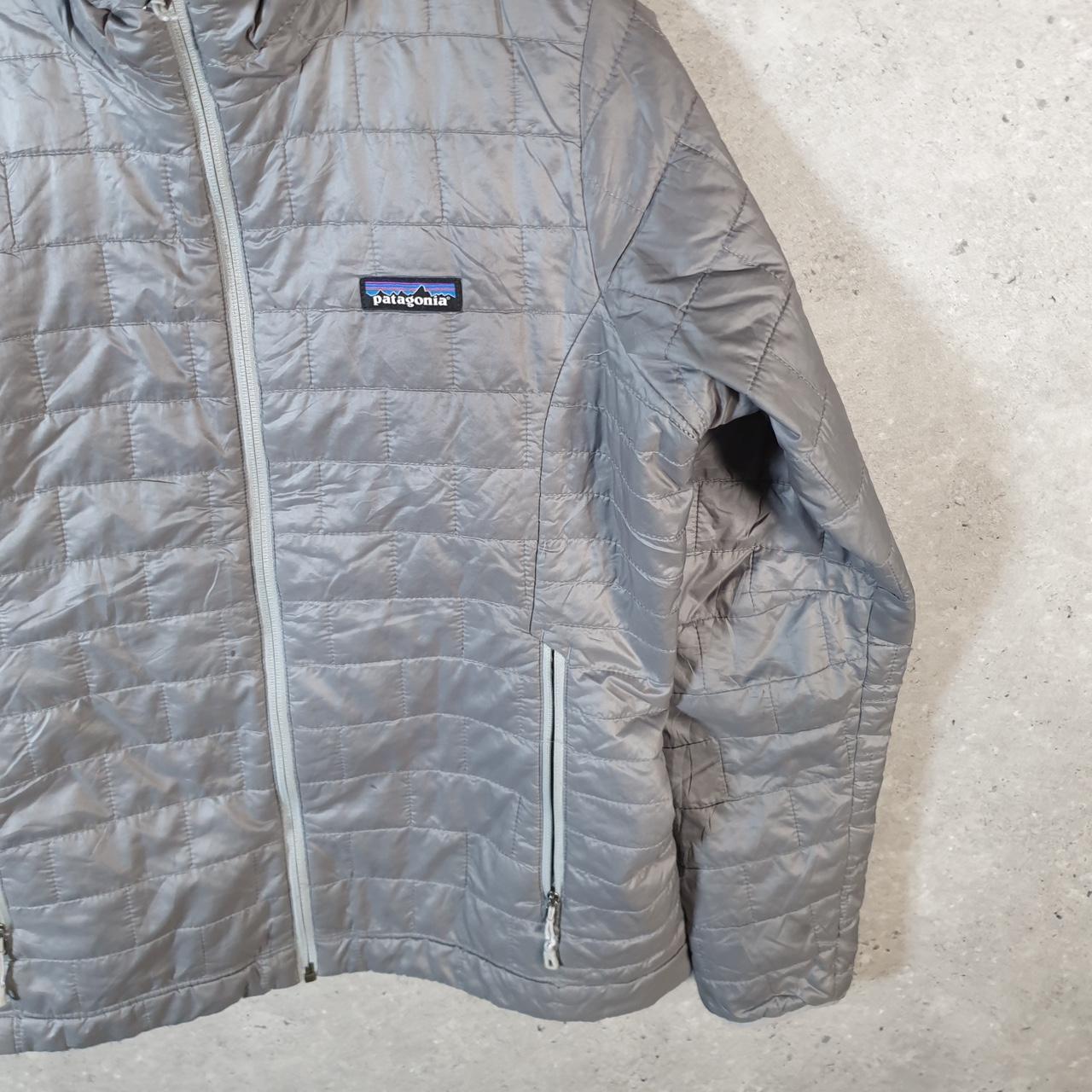 Vintage Patagonia Nano Puffer Jacket Womens Medium Grey Insulated Packable